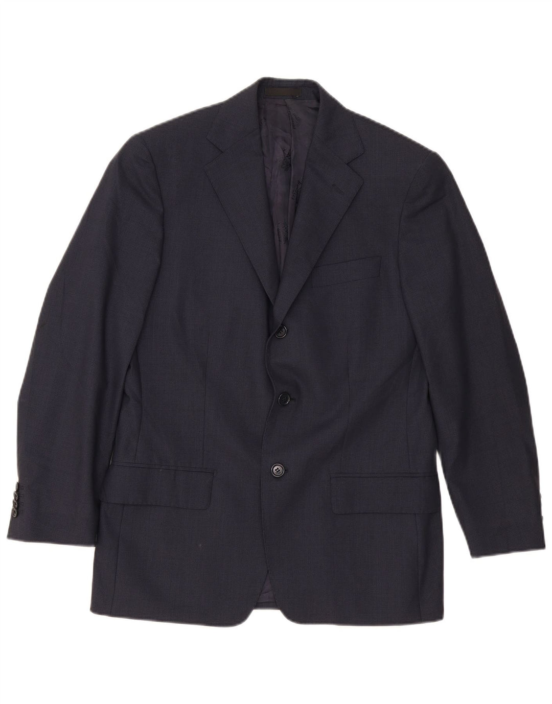 Boggi Mens 3 Button Blazer Jacket UK 36 Small Navy Blue