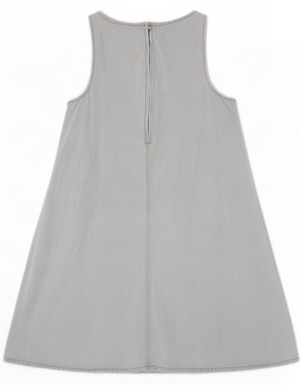 Zara Girls Sleeveless Denim Dress 13-14 Years Blue Cotton