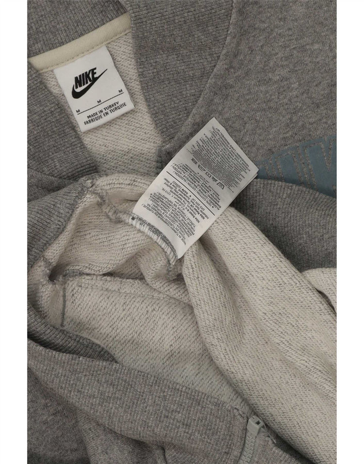 Nike Mens Graphic Tracksuit Top Jacket Medium Grey Colourblock Cotton