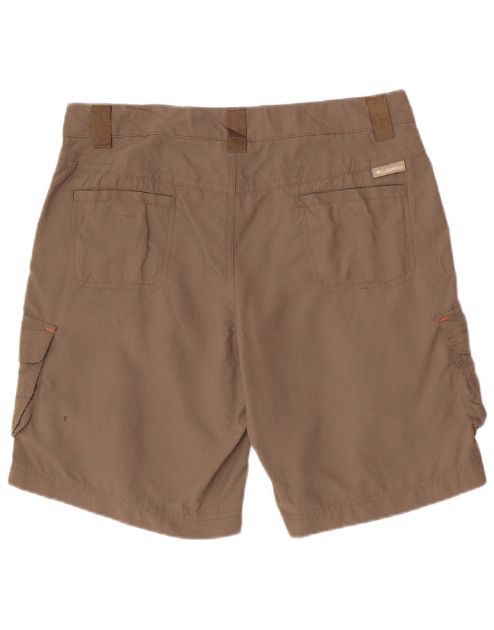 Columbia Womens Cargo Shorts UK 16 Large W34 Beige Nylon
