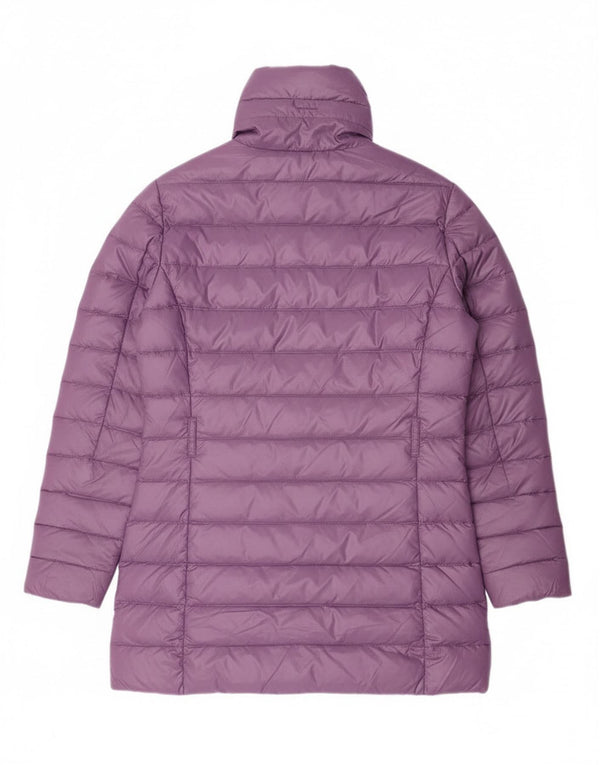 Think Pink Womens Longline Padded Padded Coat UK 16 Large Purple Winter