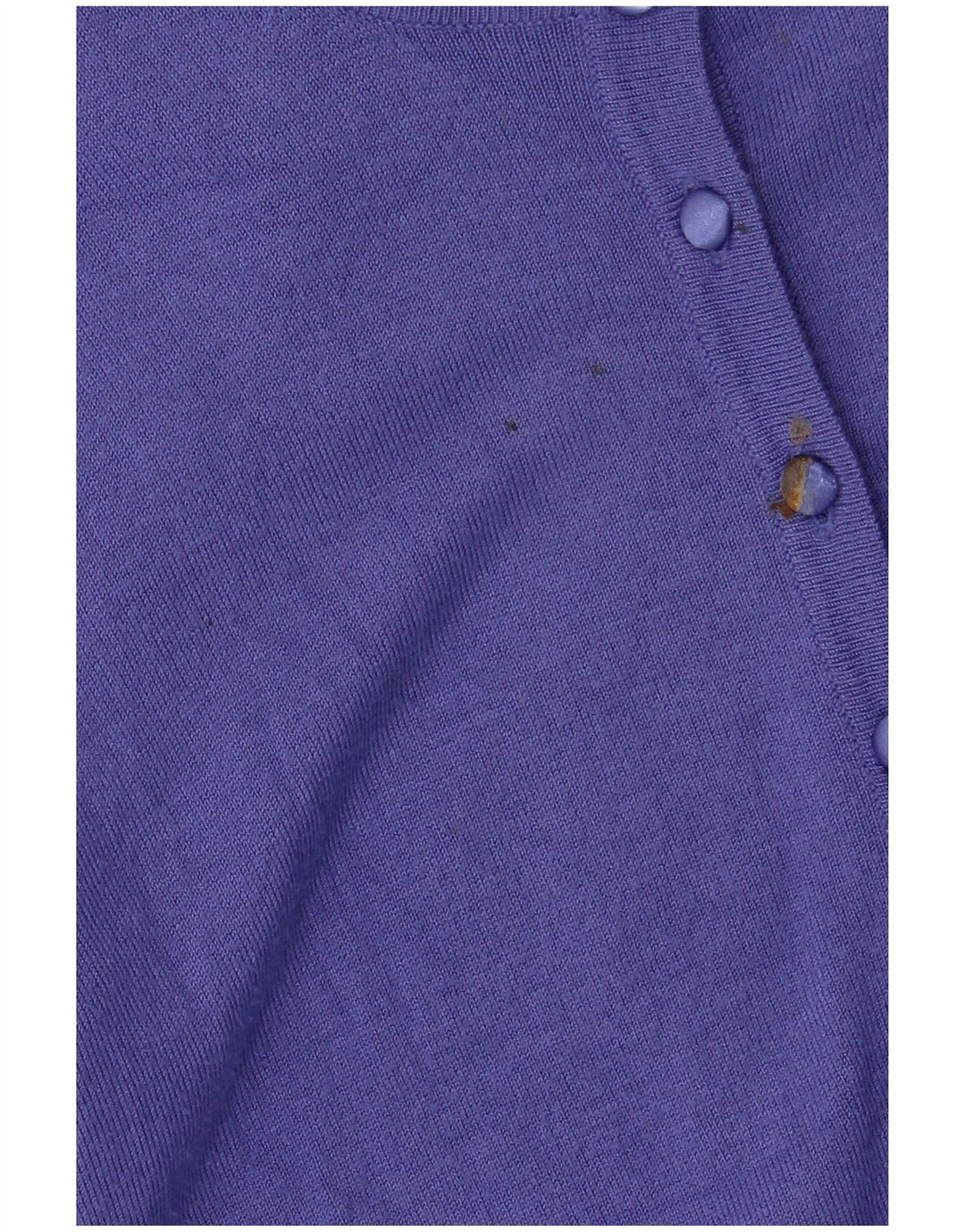 Marks & Spencer Womens Crop Cardigan Sweater UK 14 Medium  Purple Viscose