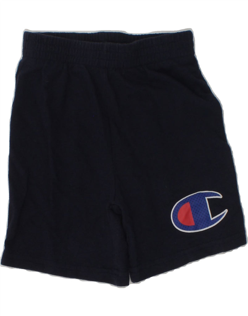 CHAMPION Boys Sport Shorts 2-3 Years Navy Blue Cotton | Vintage Champion | Thrift | Second-Hand Champion | Used Clothing | Messina Hembry 