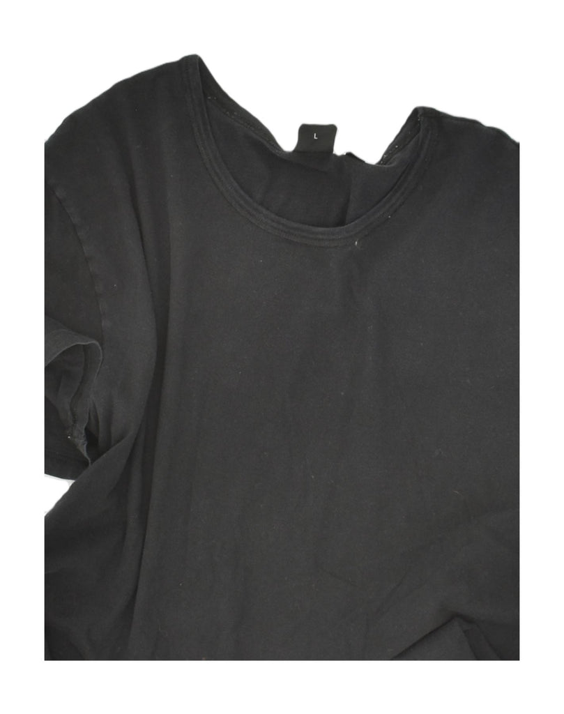 HUGO BOSS Mens T-Shirt Top Large Black Cotton | Vintage Hugo Boss | Thrift | Second-Hand Hugo Boss | Used Clothing | Messina Hembry 