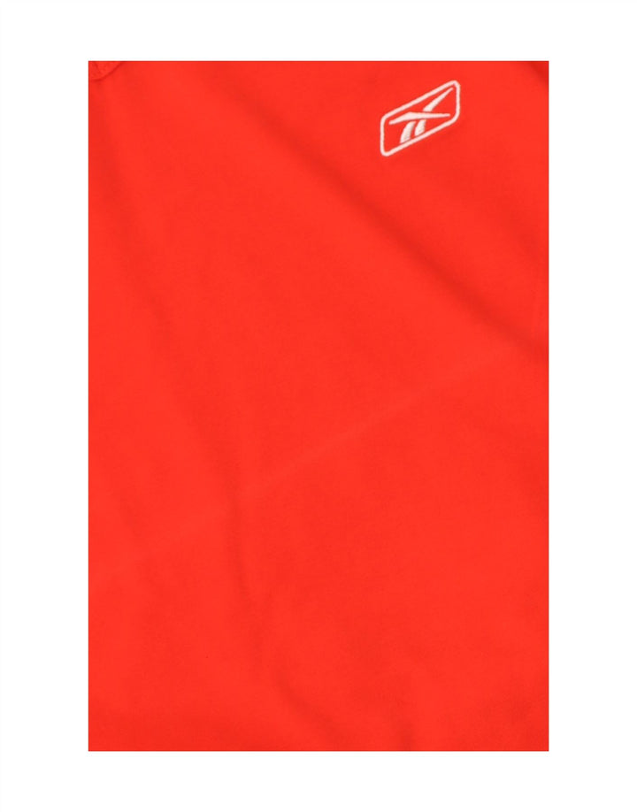 Reebok Womens T-Shirt Top UK 14 Large Red Cotton