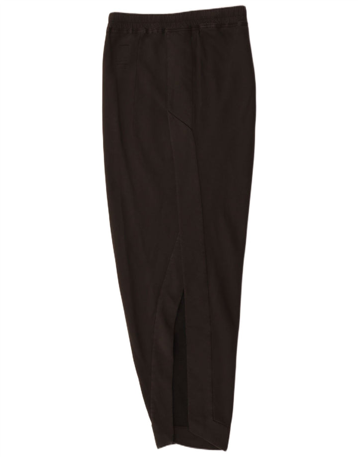 Rick Owens Womens Maxi Skirt Small W28 Grey Cotton