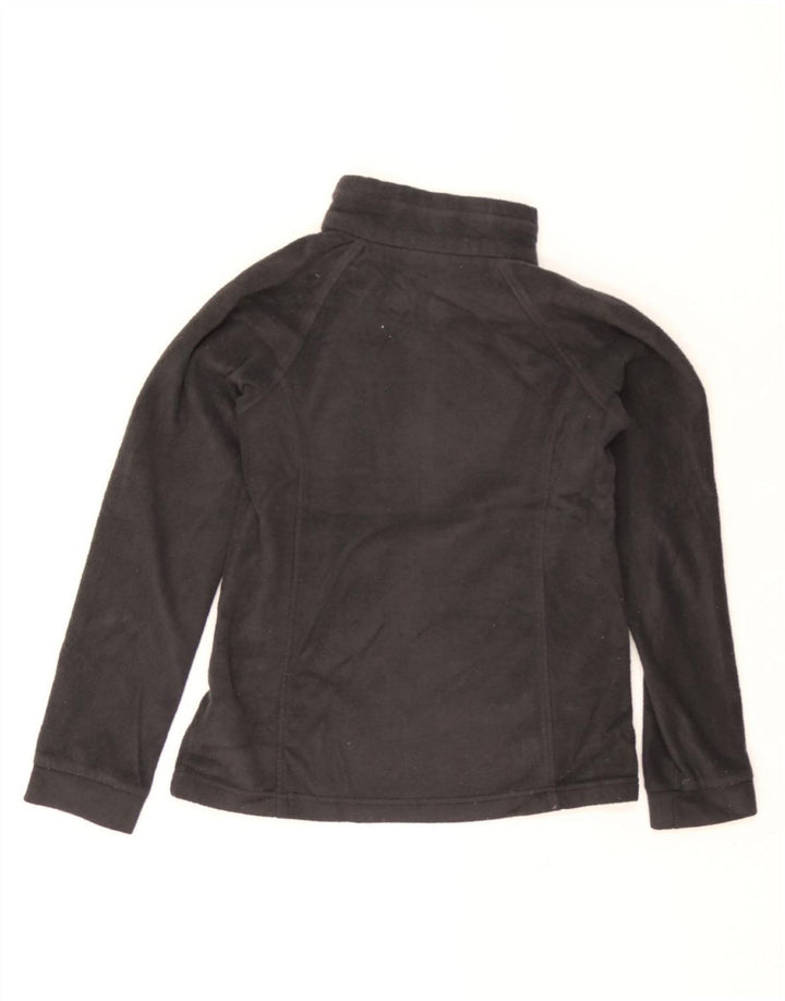 COLUMBIA Womens Fleece Jacket UK 12/14 Medium Black Polyester Vintage Columbia and Second-Hand Columbia from Messina Hembry 