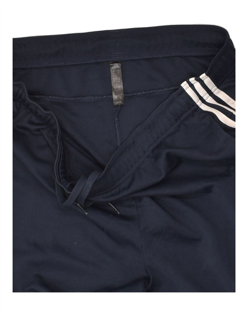 ADIDAS Mens Tracksuit Trousers XL Navy Blue Polyester | Vintage Adidas | Thrift | Second-Hand Adidas | Used Clothing | Messina Hembry 