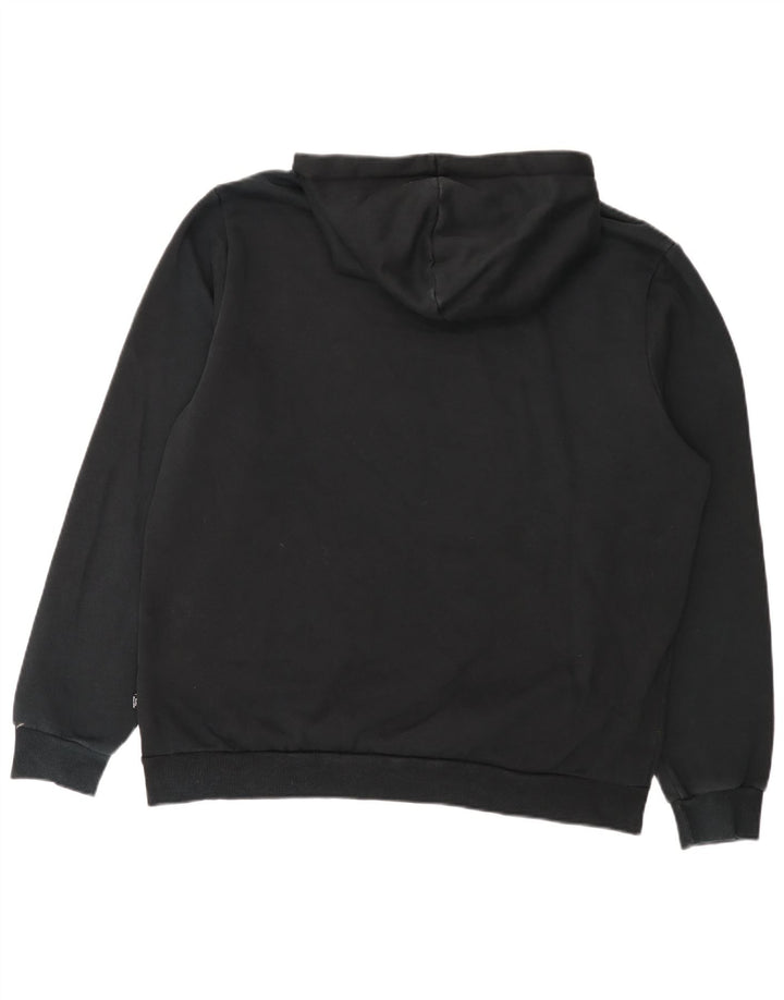Puma Mens Hoodie Jumper XL Black Cotton