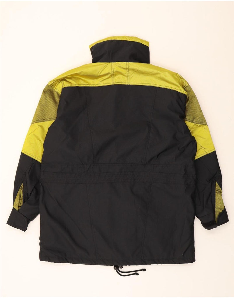 VINTAGE Mens Windbreaker Jacket EU 44 XS Black Colourblock Polyamide Vintage Vintage and Second-Hand Vintage from Messina Hembry 