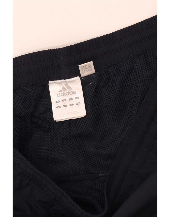 Adidas Mens Climacool Bermuda Sport Shorts Large Navy Blue Polyester