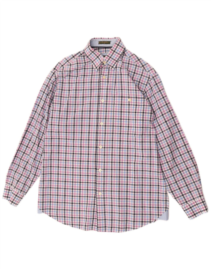 Orvis Mens Shirt Medium Multicoloured Gingham