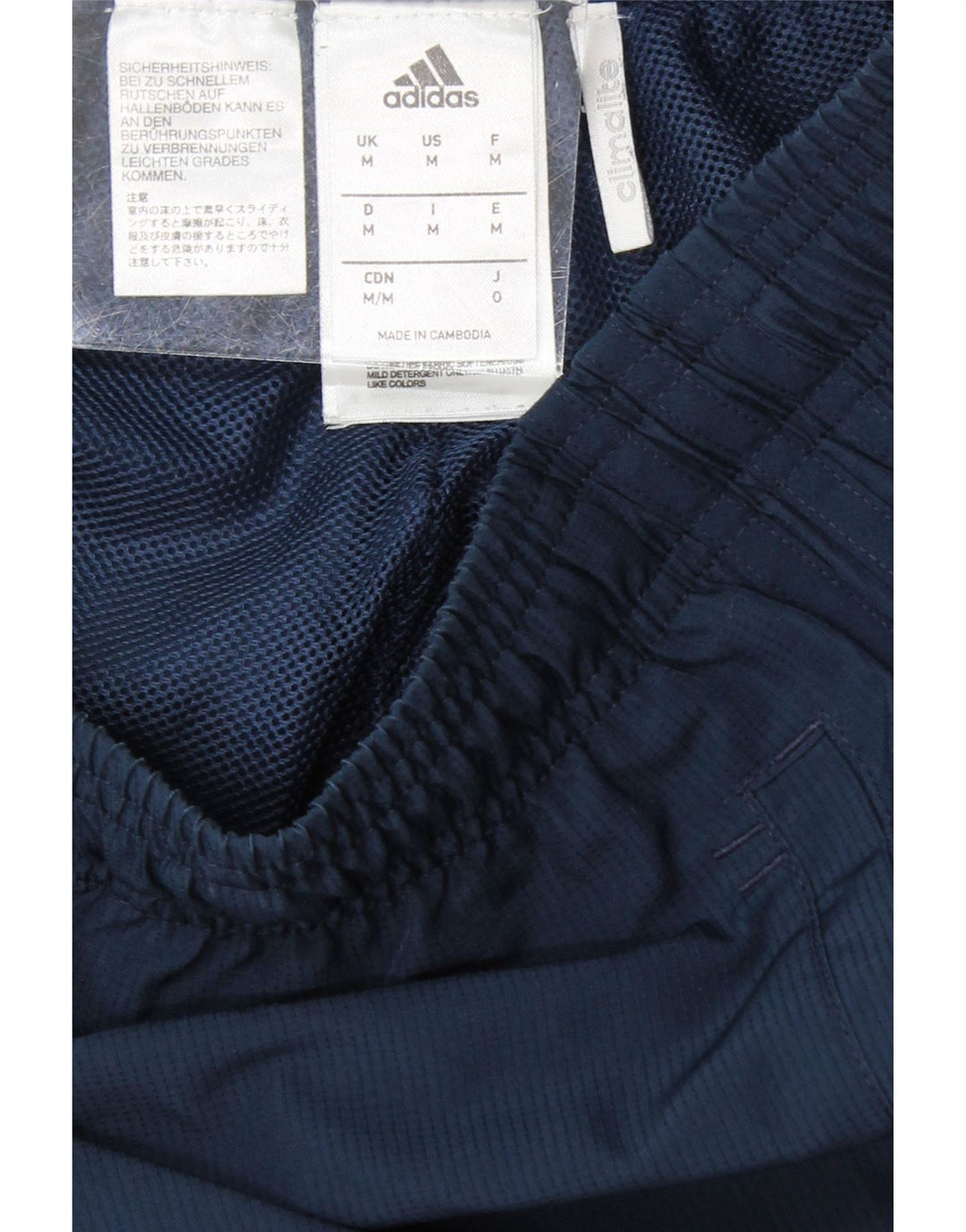 ADIDAS Mens Climalite Tracksuit Trousers Medium  Navy Blue Polyester Vintage Adidas and Second-Hand Adidas from Messina Hembry 
