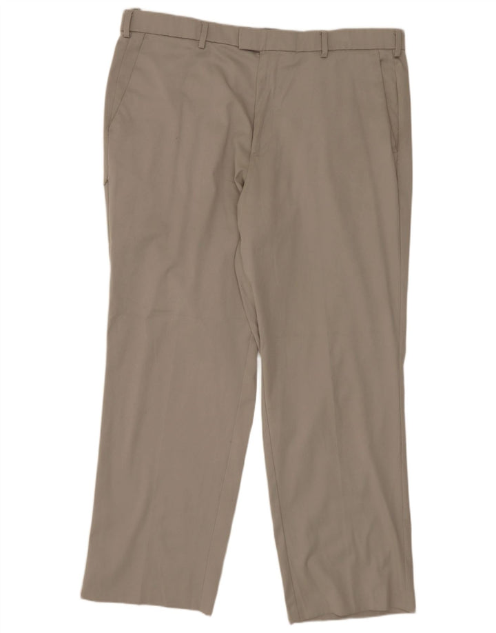 Dockers Mens Classic Fit Suit Trousers  W38 L30 Grey Polyester