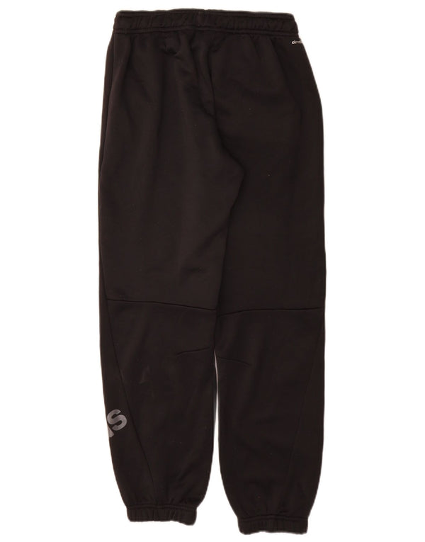 Adidas Boys Climalite Graphic Tracksuit Trousers Joggers 11-12 Years Black