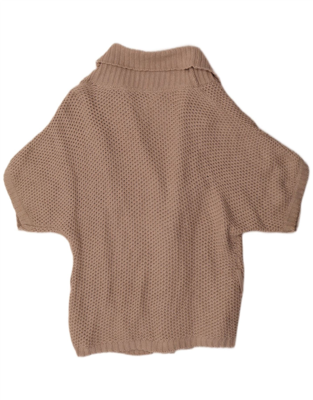 Tommy Hilfiger Womens Short Sleeve Cardigan Sweater UK 14 Medium Grey