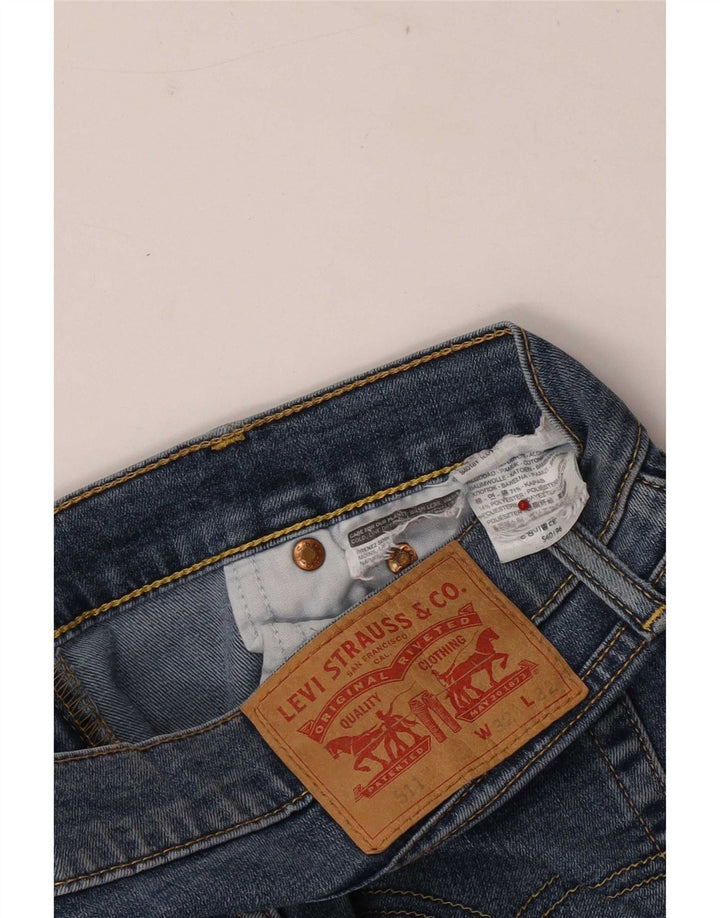 Levi's Mens 511 Slim Jeans W32 L29 Blue Cotton