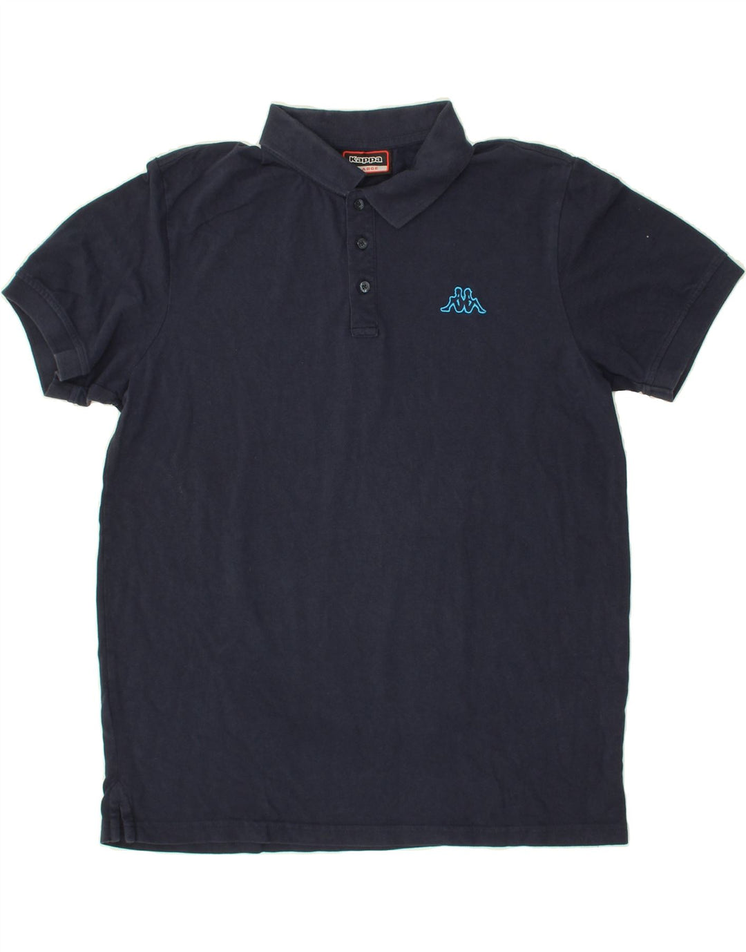 KAPPA Mens Polo Shirt XL Navy Blue Cotton Vintage Kappa and Second-Hand Kappa from Messina Hembry 