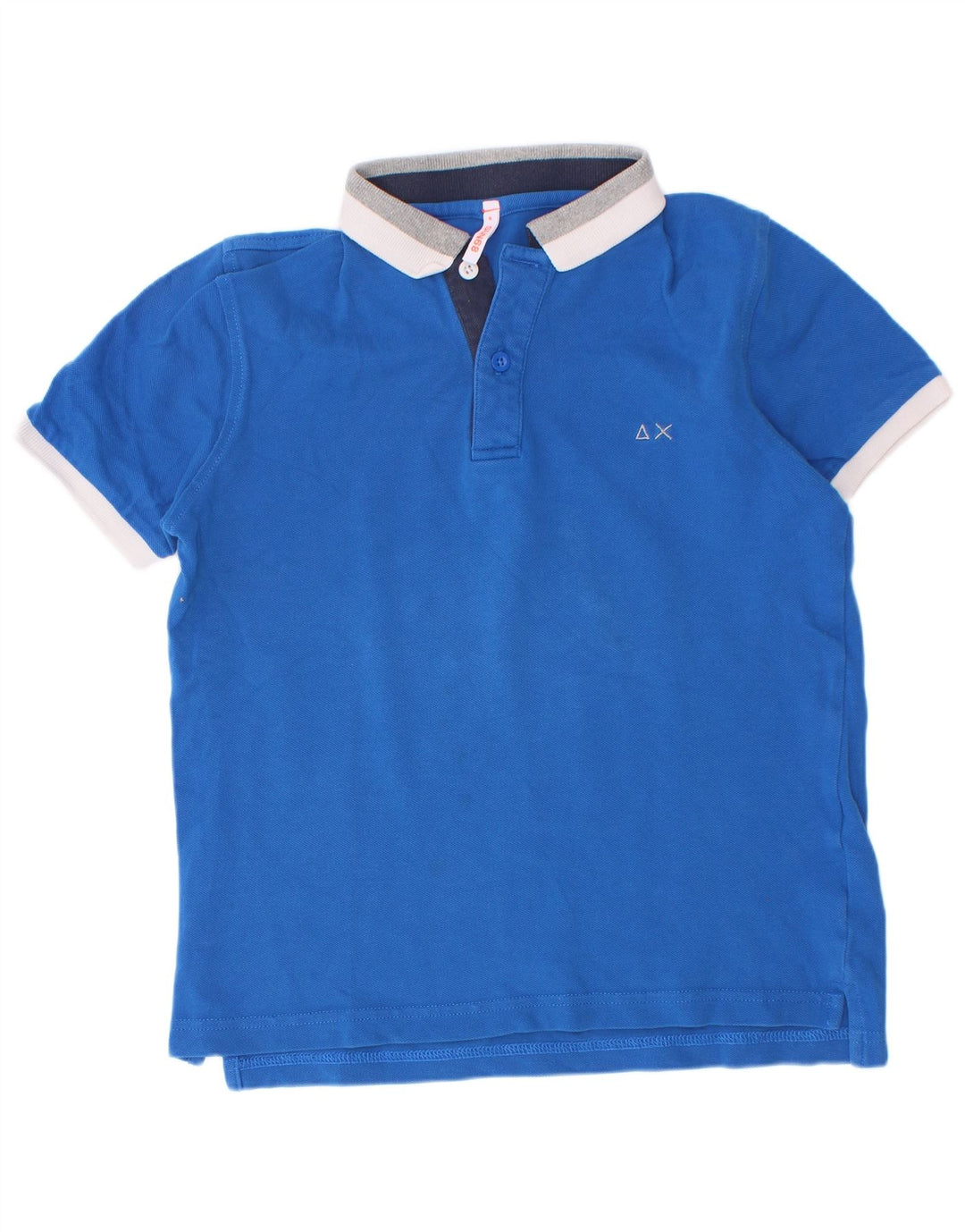 Sun68 Boys Rugby Polo Shirt 5-6 Years Blue Cotton