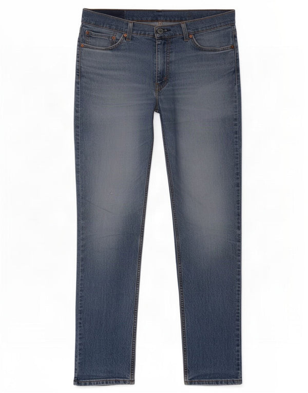 Levi's Mens 511 Slim Jeans W33 L34 Blue Cotton