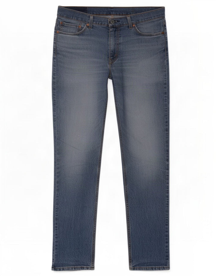 Levi's Mens 511 Slim Jeans W33 L34 Blue Cotton