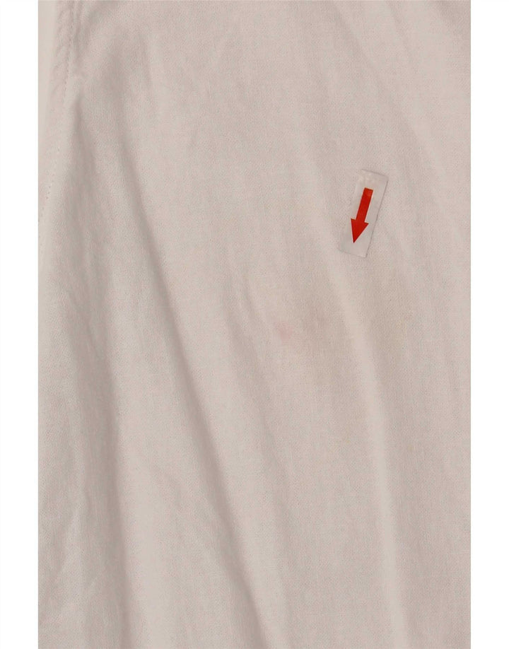 Marks & Spencer Womens Sleeveless Basic Dress UK 12 Medium White Linen