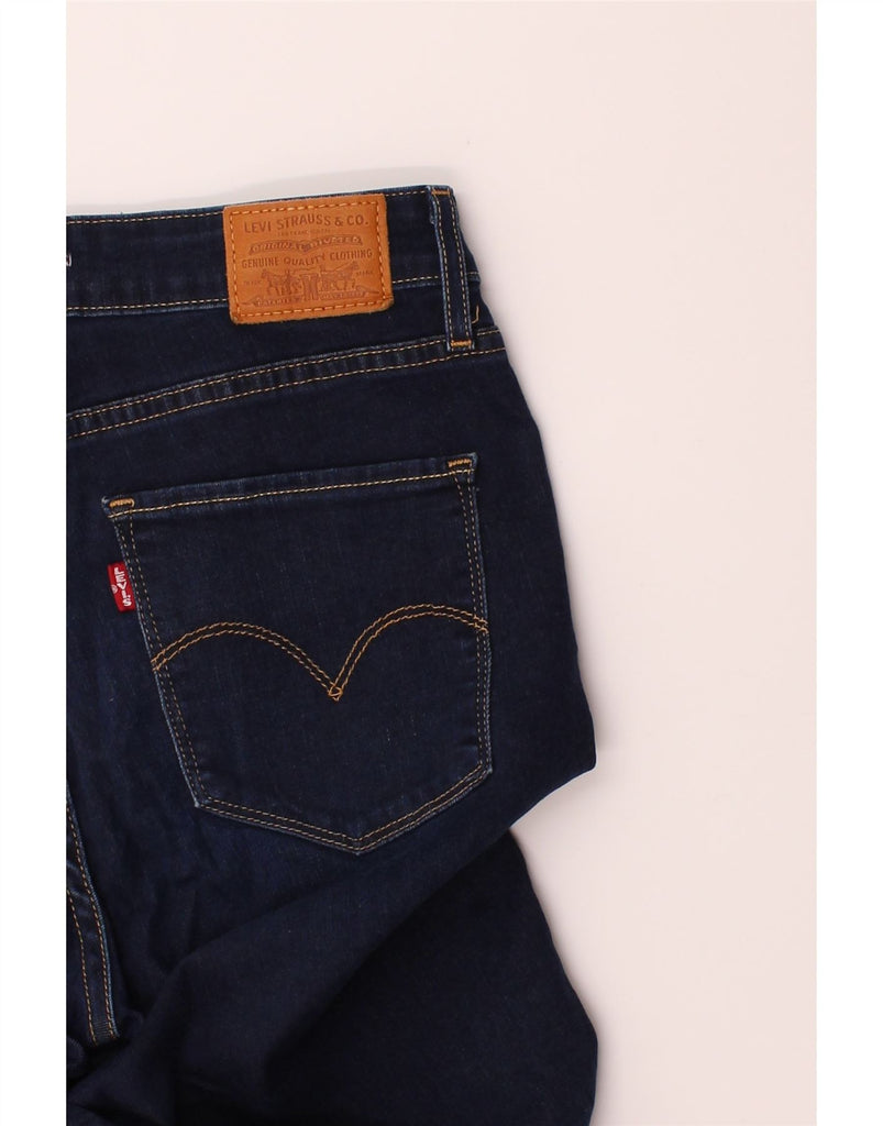 LEVI'S Womens 721 High Rise Skinny Jeans W29 L32 Navy Blue Cotton Vintage Levi's and Second-Hand Levi's from Messina Hembry 