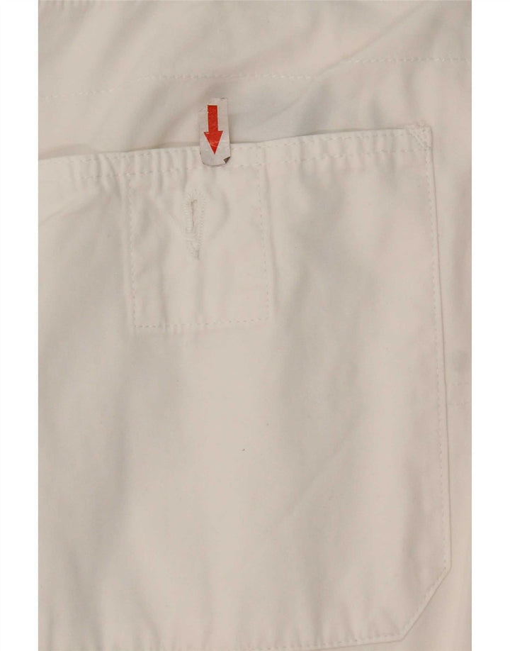 Belfe Mens Chino Shorts W30 Medium White Cotton