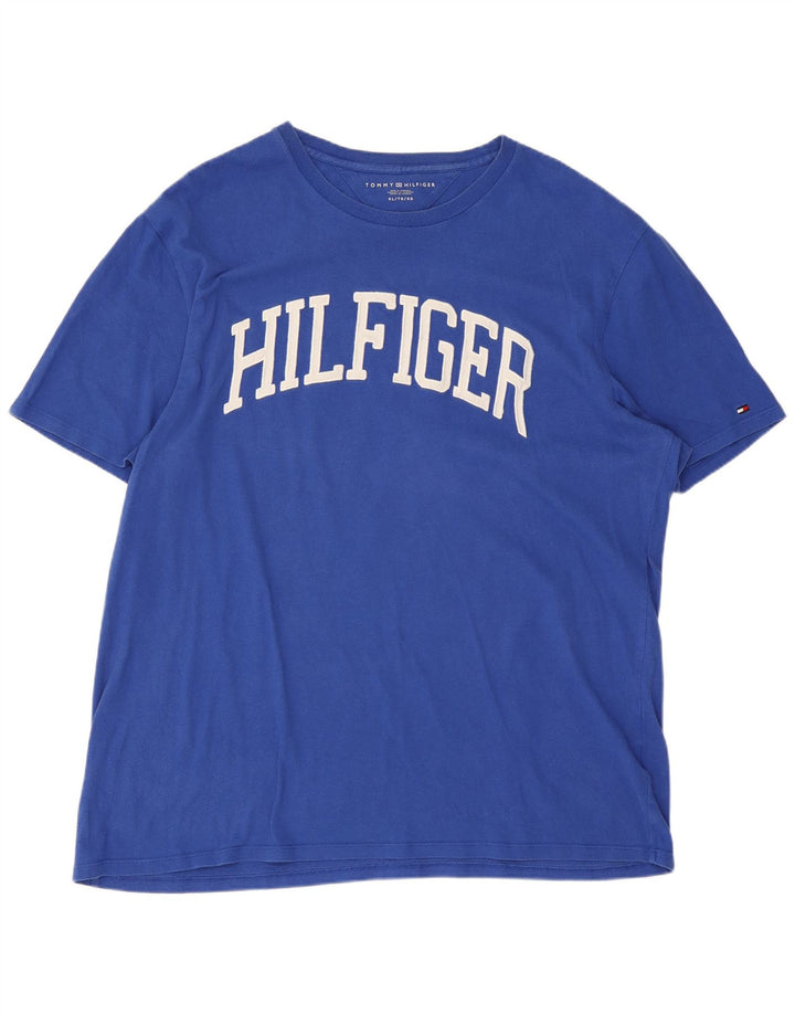 Tommy Hilfiger Mens Graphic T-Shirt Top XL Blue