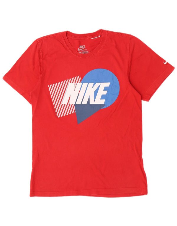 Nike Mens Standard Fit Graphic T-Shirt Top UK 34/36 Small Red