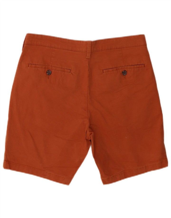 Marks & Spencer Mens Chino Shorts W30 Medium Orange Cotton