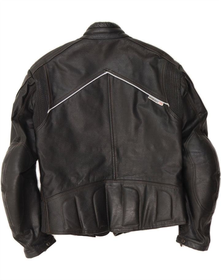 MODEKA Womens Leather Biker Jacket EU 40 Medium Black Vintage Modeka and Second-Hand Modeka from Messina Hembry 