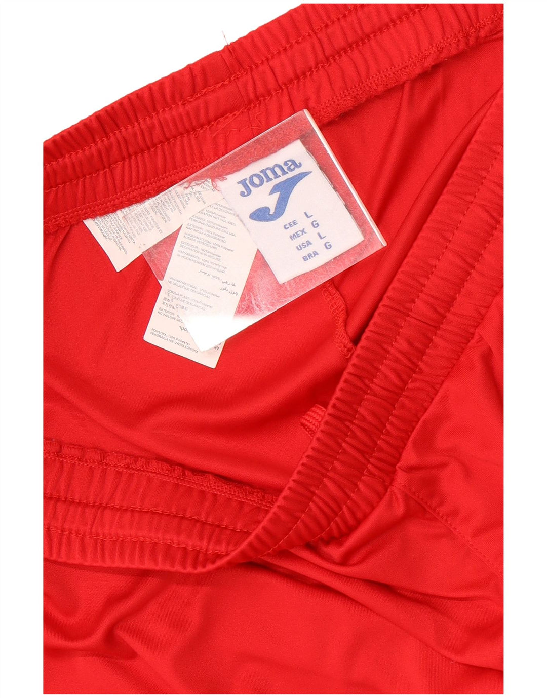 Joma Mens Sport Shorts Large Red Polyester