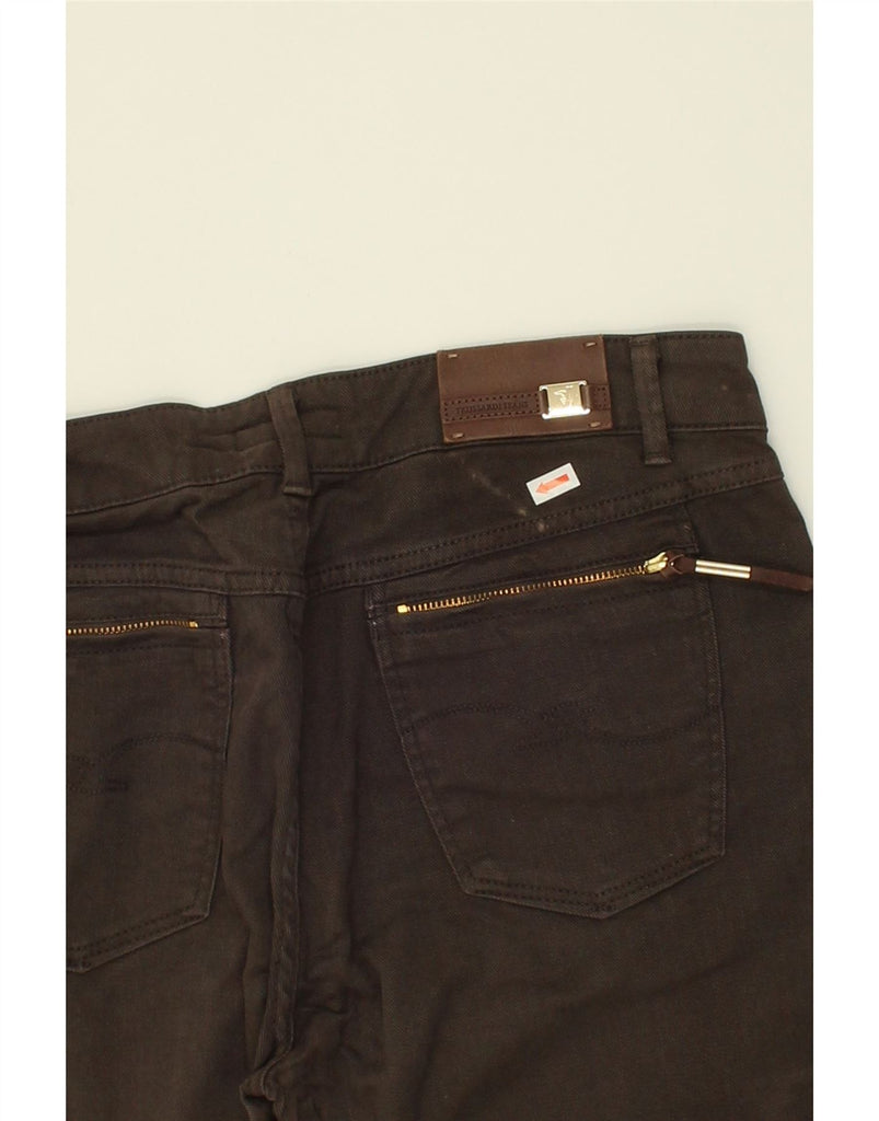 TRUSSARDI Womens Slim Jeans W28 L27  Brown Cotton | Vintage Trussardi | Thrift | Second-Hand Trussardi | Used Clothing | Messina Hembry 