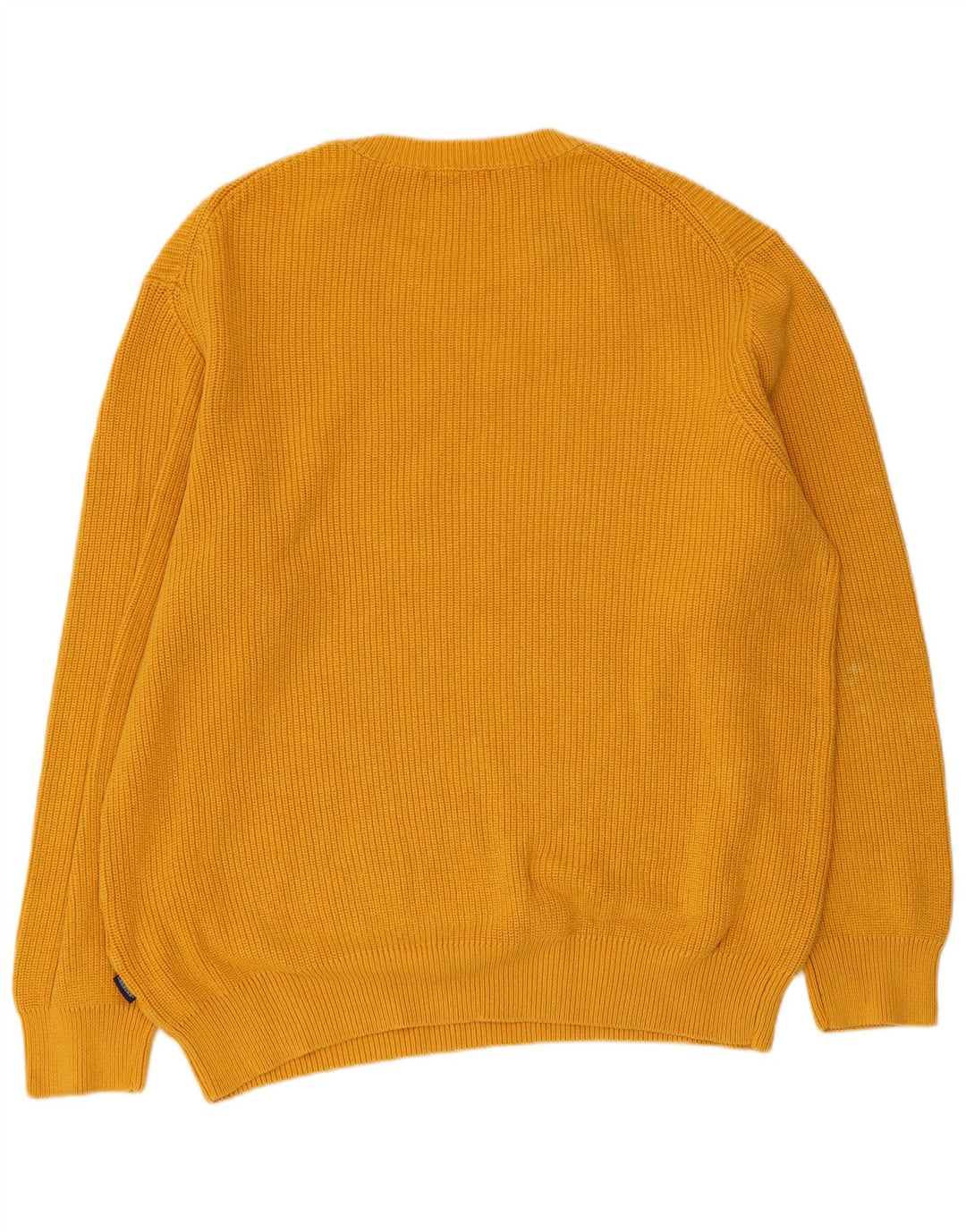 CARRERA Mens Crew Neck Jumper Sweater 2XL Yellow Cotton