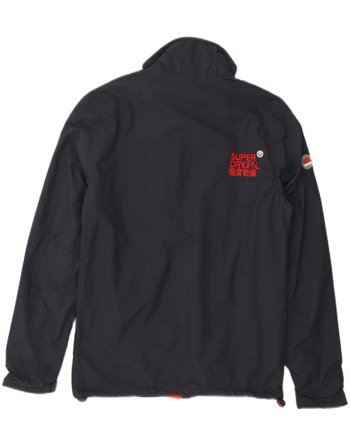 SUPERDRY Mens The Windhiker Windbreaker Jacket UK 36 Small Navy Blue
