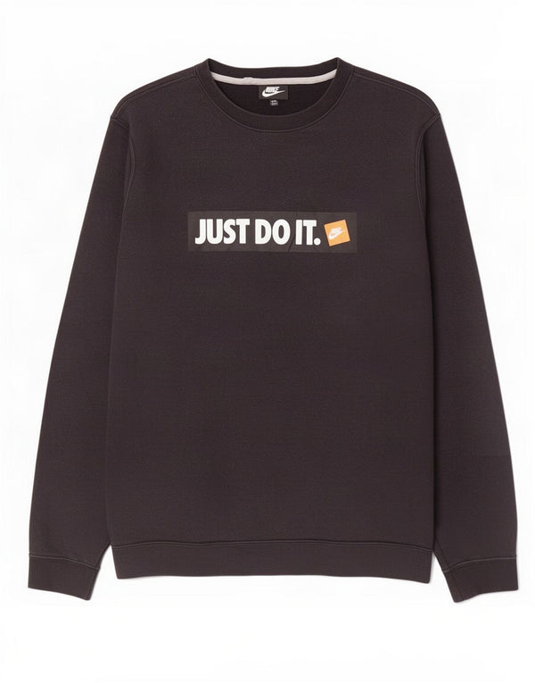 Nike Mens Graphic Sweatshirt Jumper XL Black