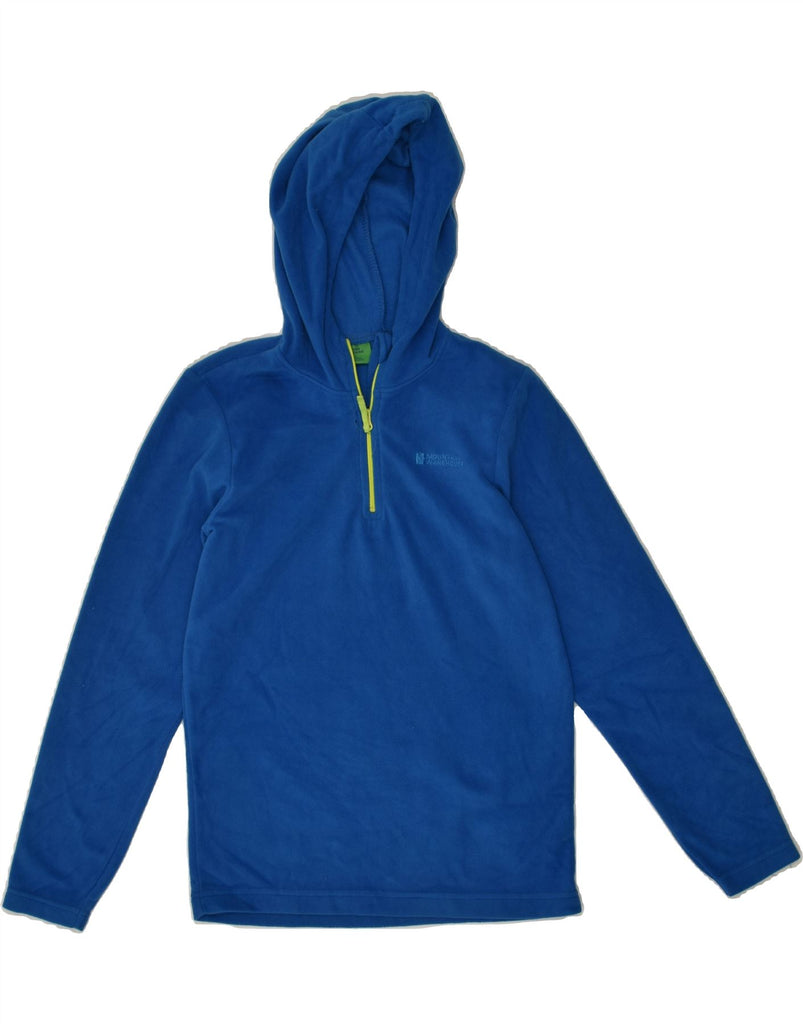 MOUNTAIN WAREHOUSE Boys Hooded Fleece Jumper 11-12 Years Navy Blue | Vintage Mountain Warehouse | Thrift | Second-Hand Mountain Warehouse | Used Clothing | Messina Hembry 