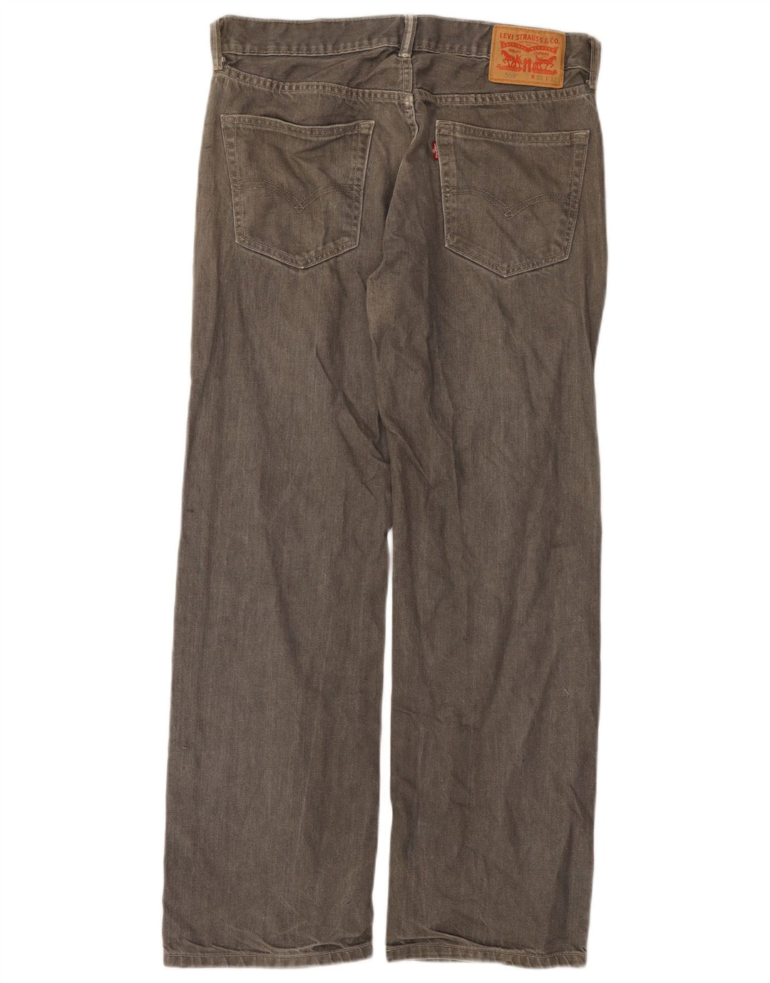 Levi's Mens 559 Relaxed Fit Straight Jeans W32 L32 Grey