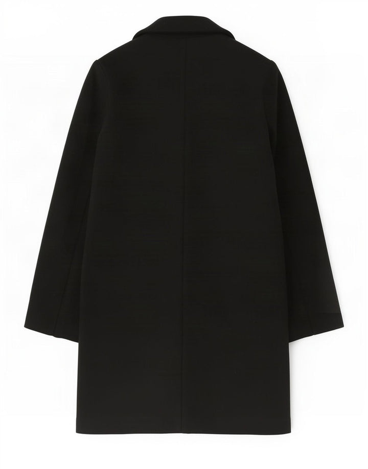 Marks & Spencer Womens Overcoat UK 6 XS Black Polyester