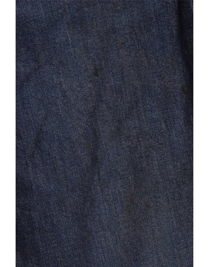 Levi's Mens 505 Straight Jeans W38 L32 Navy Blue Cotton