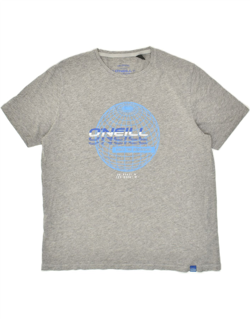 O'NEILL Boys Graphic T-Shirt Top 15-16 Years Grey Cotton | Vintage O'Neill | Thrift | Second-Hand O'Neill | Used Clothing | Messina Hembry 