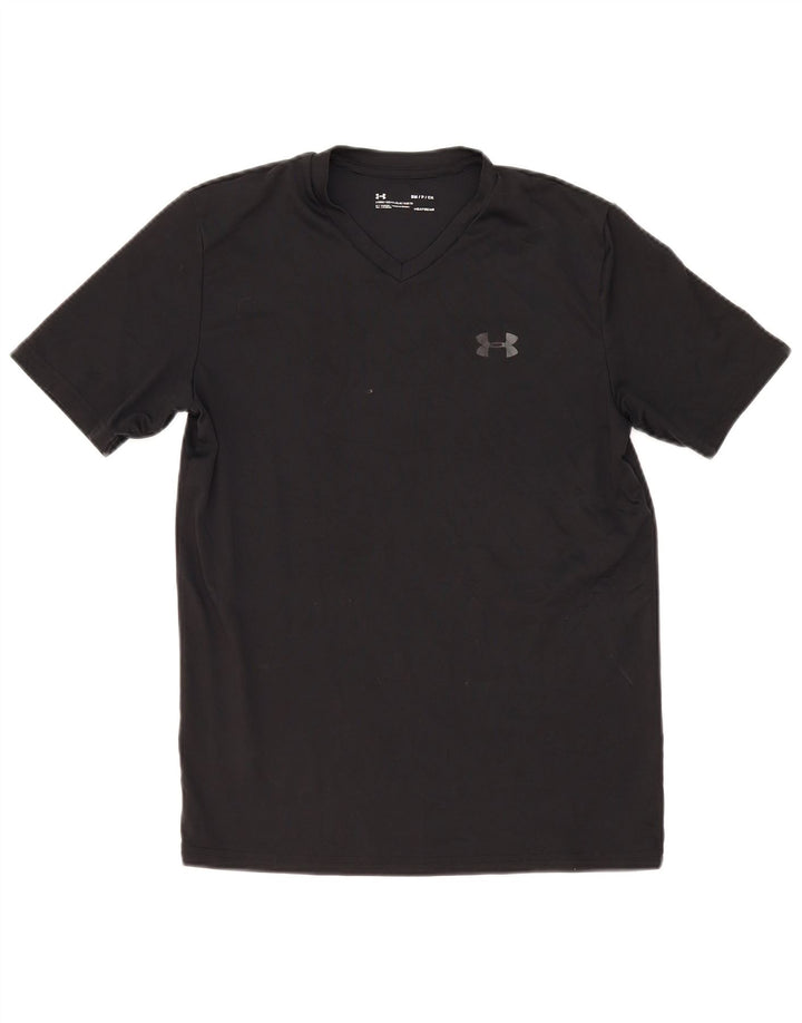 Under Armour Mens T-Shirt Top Small Black Sports