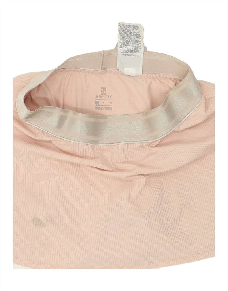NIKE Womens Dri Fit Skort UK 12 Medium Pink Polyester | Vintage Nike | Thrift | Second-Hand Nike | Used Clothing | Messina Hembry 