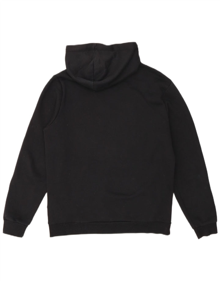 Puma Mens Hoodie Jumper Medium Black Cotton