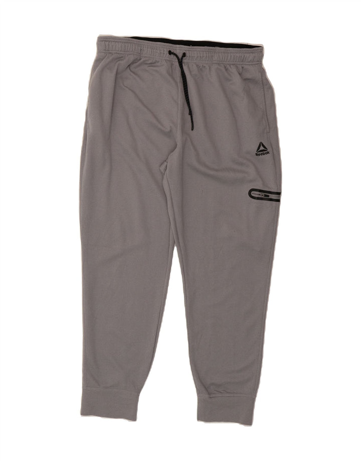 REEBOK Mens Cargo Tracksuit Trousers Joggers XL  Blue Polyester Vintage Reebok and Second-Hand Reebok from Messina Hembry 