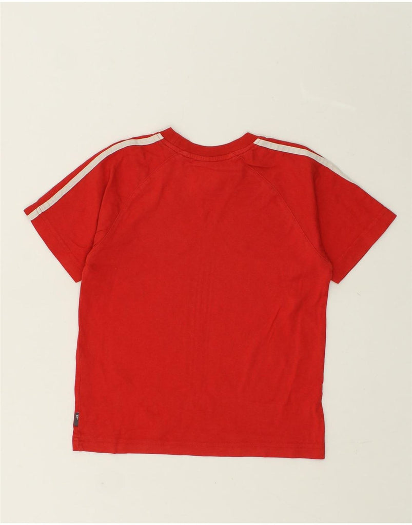 ADIDAS Boys T-Shirt Top 7-8 Years  Red Cotton | Vintage Adidas | Thrift | Second-Hand Adidas | Used Clothing | Messina Hembry 