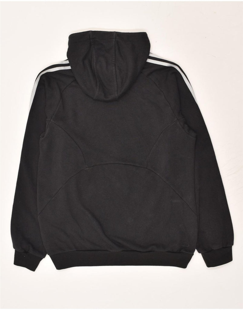 ADIDAS Mens Hoodie Jumper Small Black Cotton | Vintage Adidas | Thrift | Second-Hand Adidas | Used Clothing | Messina Hembry 