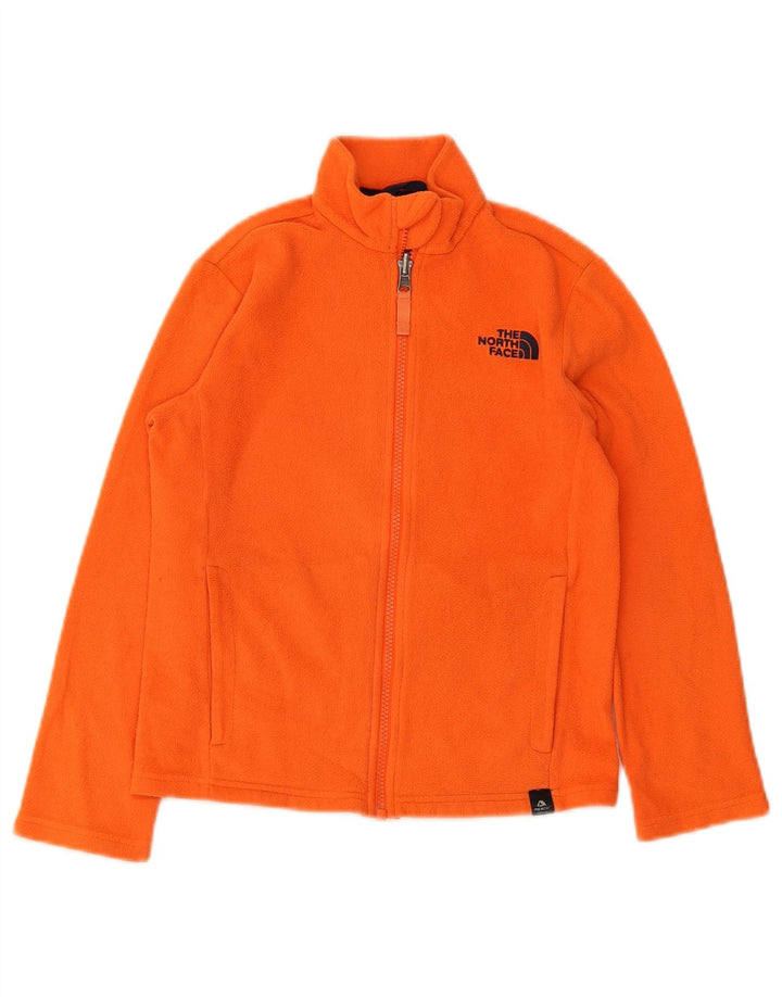 The North Face Boys Fleece Jacket 7-8 Years Small Orange Polyester Sports