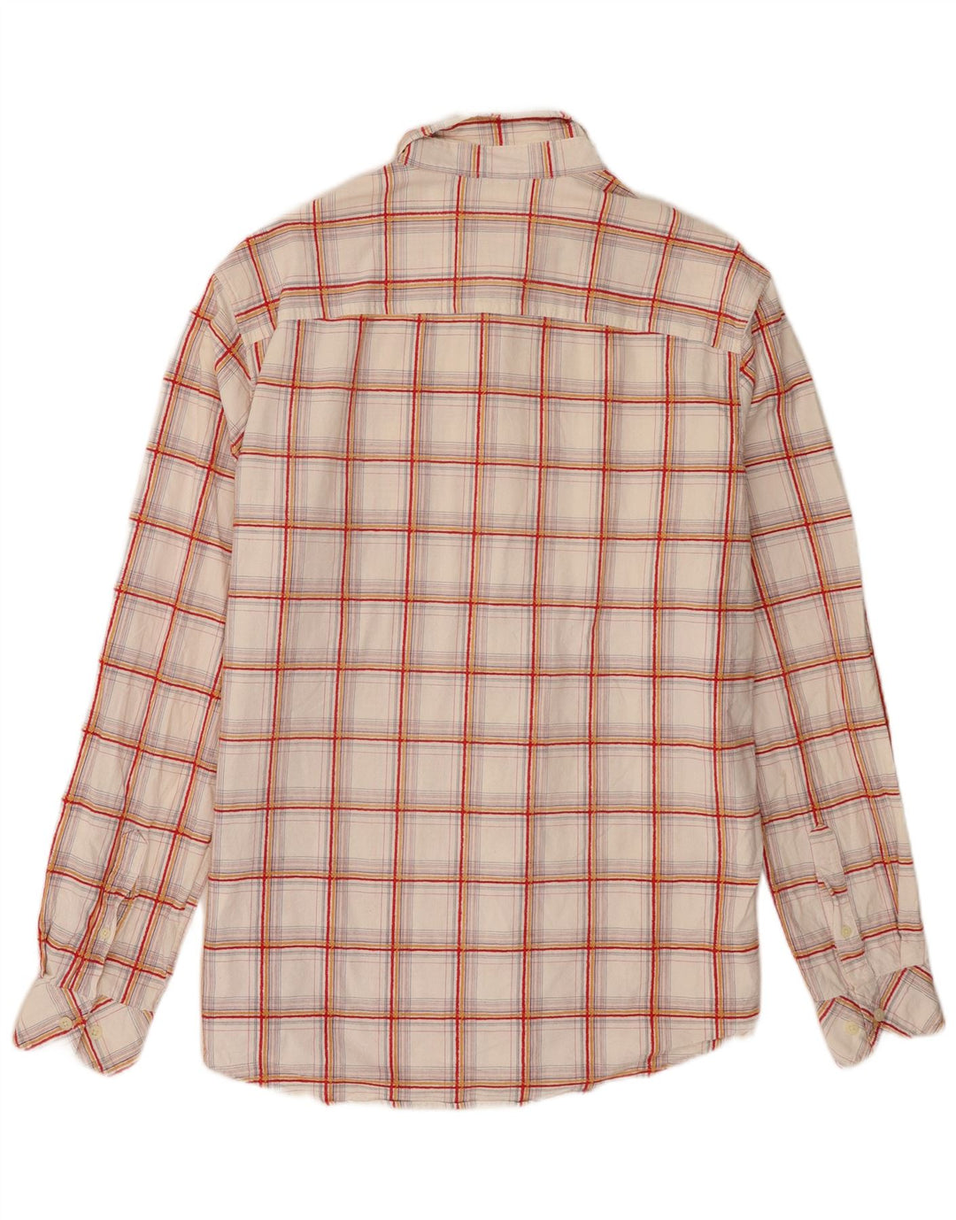 Timberland Mens Shirt XL White Check Cotton